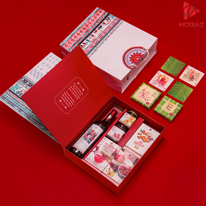 Combo Thiết kế và in ấn Hộp quà Tết – Túi quà Tết chuyên nghiệp