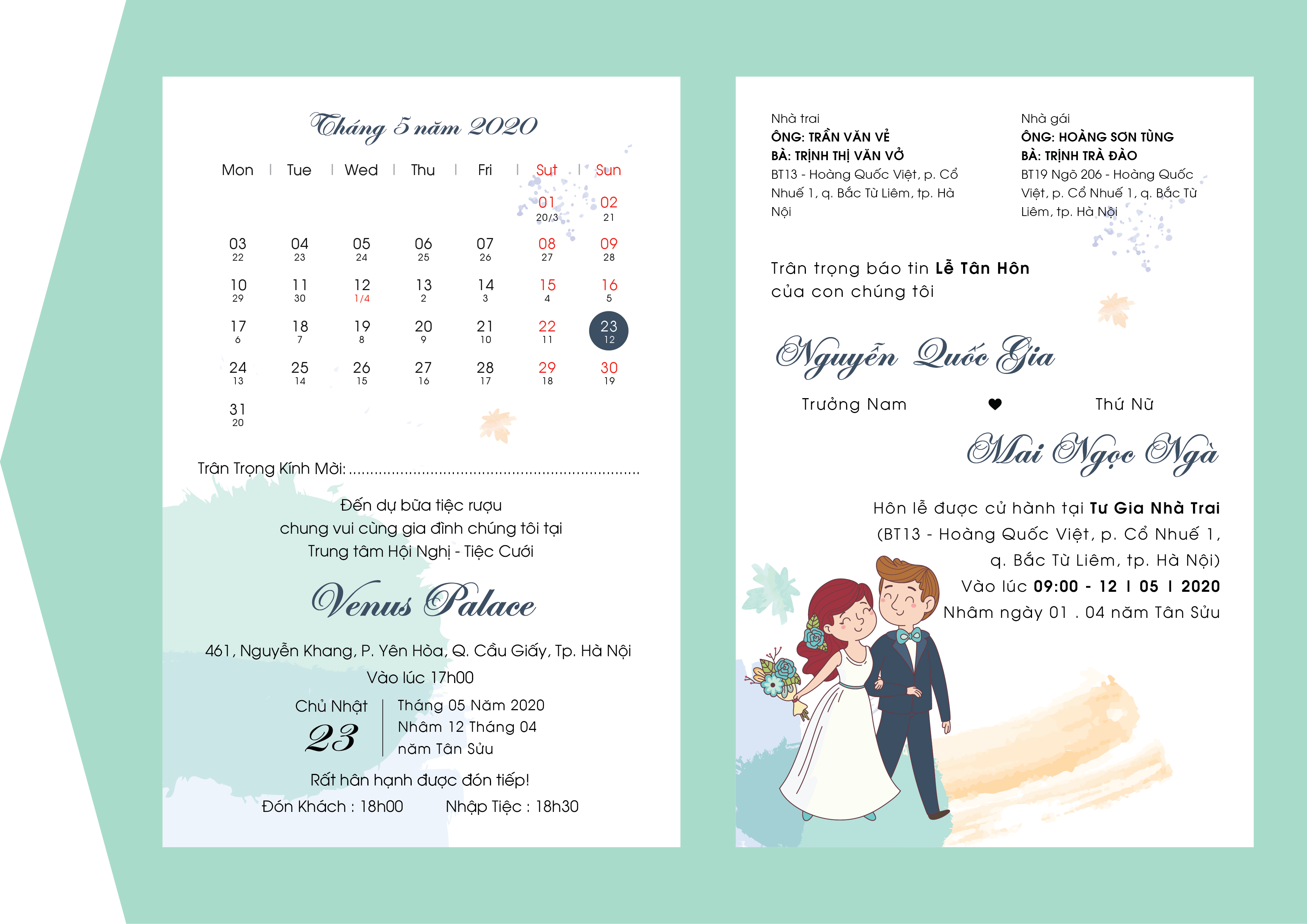 Thiệp cưới online xu hướng cho các cặp đôi 2022  An Hieu Wedding